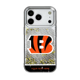 Cincinnati Bengals Personalized EndZone Plus Glitter Phone Case for Apple iPhone 17 Series