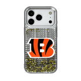 Cincinnati Bengals Text Backdrop Glitter Phone Case for Apple iPhone 17 Series