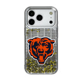 Chicago Bears Text Backdrop Glitter Phone Case for Apple iPhone 17 Series