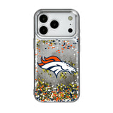 Denver Broncos Confetti Glitter Phone Case for Apple iPhone 17 Series
