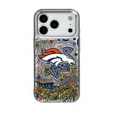 Denver Broncos Paisley Glitter Phone Case for Apple iPhone 17 Series