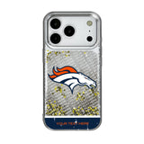 Denver Broncos Personalized EndZone Plus Glitter Phone Case for Apple iPhone 17 Series