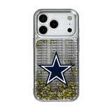 Dallas Cowboys Text Backdrop Glitter Phone Case for Apple iPhone 17 Series