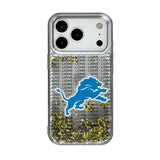 Detroit Lions Text Backdrop Glitter Phone Case for Apple iPhone 17 Series