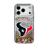 Houston Texans Confetti Glitter Phone Case for Apple iPhone 17 Series