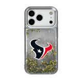 Houston Texans Linen Glitter Phone Case for Apple iPhone 17 Series
