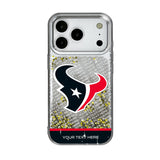 Houston Texans Personalized EndZone Plus Glitter Phone Case for Apple iPhone 17 Series