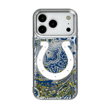 Indianapolis Colts Paisley Glitter Phone Case for Apple iPhone 17 Series