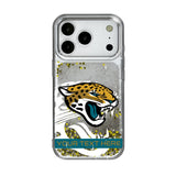 Jacksonville Jaguars Personalized Tilt Glitter Phone Case for Apple iPhone 17 Series