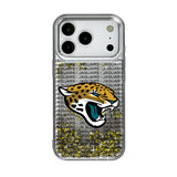 Jacksonville Jaguars Text Backdrop Glitter Phone Case for Apple iPhone 17 Series