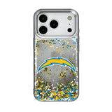Los Angeles Chargers Confetti Glitter Phone Case for Apple iPhone 17 Series