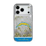 Los Angeles Chargers Personalized EndZone Plus Glitter Phone Case for Apple iPhone 17 Series