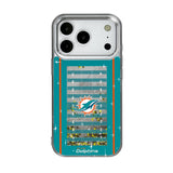 Miami Dolphins Field Glitter Phone Case for Apple iPhone 17 Series