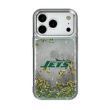 New York Jets Linen Glitter Phone Case for Apple iPhone 17 Series