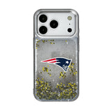 New England Patriots Linen Glitter Phone Case for Apple iPhone 17 Series