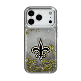 New Orleans Saints Linen Glitter Phone Case for Apple iPhone 17 Series