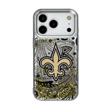 New Orleans Saints Paisley Glitter Phone Case for Apple iPhone 17 Series