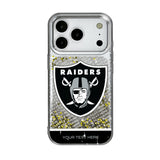 Las Vegas Raiders Personalized EndZone Plus Glitter Phone Case for Apple iPhone 17 Series