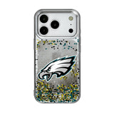 Philadelphia Eagles Confetti Glitter Phone Case for Apple iPhone 17 Series