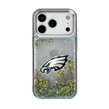 Philadelphia Eagles Linen Glitter Phone Case for Apple iPhone 17 Series