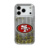 San Francisco 49ers Text Backdrop Glitter Phone Case for Apple iPhone 17 Series
