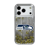 Seattle Seahawks Text Backdrop Glitter Phone Case for Apple iPhone 17 Series