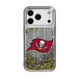 Tampa Bay Buccaneers Text Backdrop Glitter Phone Case for Apple iPhone 17 Series