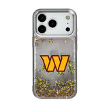Washington Commanders Linen Glitter Phone Case for Apple iPhone 17 Series