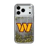 Washington Commanders Text Backdrop Glitter Phone Case for Apple iPhone 17 Series
