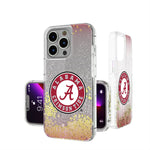 University of Alabama Crimson Tide Linen Glitter Phone Case