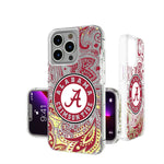 University of Alabama Crimson Tide Paisley Glitter Phone Case