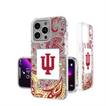Indiana University Hoosiers Paisley Glitter Phone Case