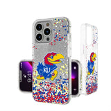 University of Kansas Jayhawks Confetti Glitter Phone Case