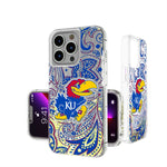 University of Kansas Jayhawks Paisley Glitter Phone Case