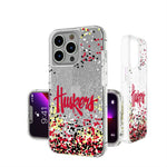 University of Nebraska Huskers Confetti Glitter Phone Case