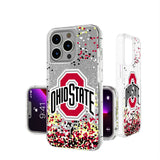 Ohio State University Buckeyes Confetti Glitter Phone Case