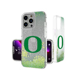 University of Oregon Ducks Linen Glitter Phone Case