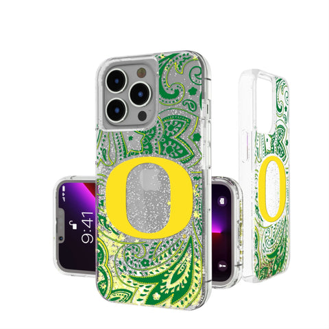University of Oregon Ducks Paisley Glitter Phone Case