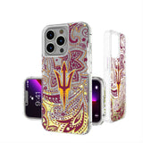 Arizona State University Sun Devils Paisley Glitter Phone Case-0