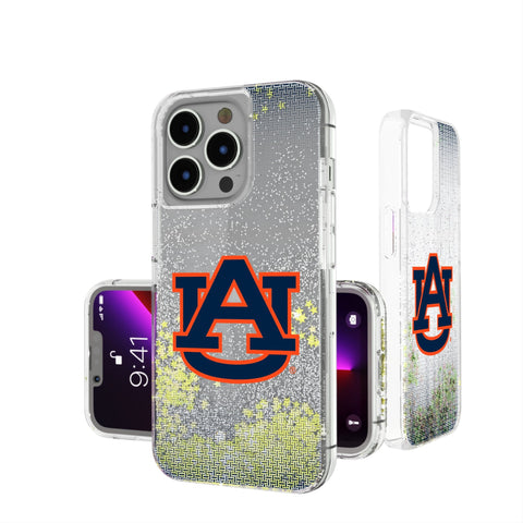 University of Auburn Tigers Linen Glitter Phone Case