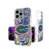 University of Florida Gators Paisley Glitter Phone Case