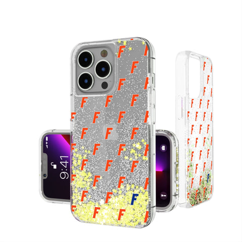 University of Florida Gators Fashion Pattern Glitter Phone Case for Apple iPhone