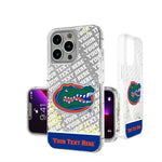University of Florida Gators Personalized EndZone Plus Glitter Phone Case for Apple iPhone