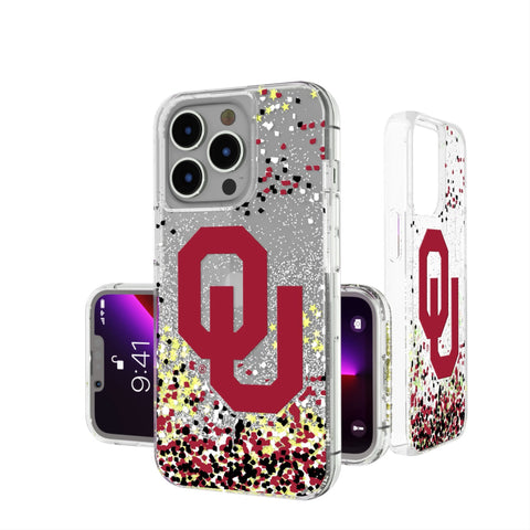 University of Oklahoma Sooners Confetti Glitter Phone Case
