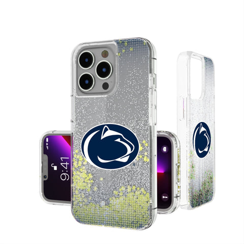 Pennsylvania State University Nittany Lions Linen Glitter Phone Case