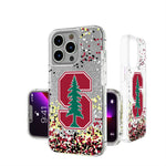 Stanford University Cardinal Confetti Glitter Phone Case-0
