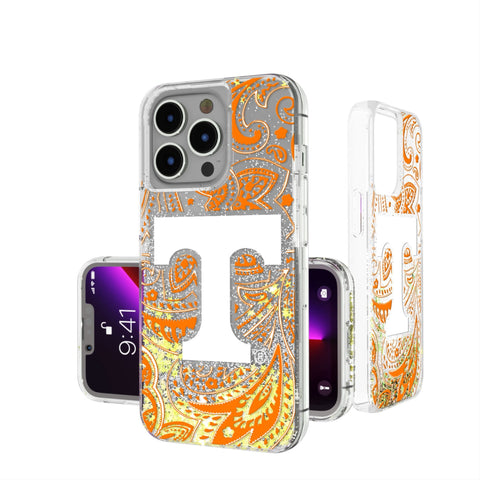 University of Tennessee Volunteers Paisley Glitter Phone Case