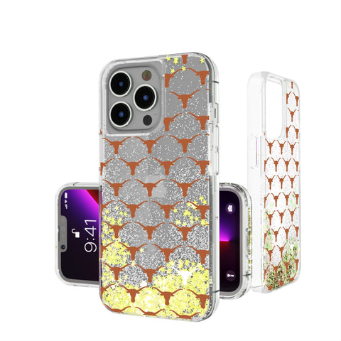 University of Texas Longhorns Fashion Pattern Glitter Phone Case for Apple iPhone-0