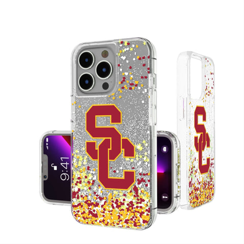 University of Southern California Trojans Confetti Glitter Phone Case