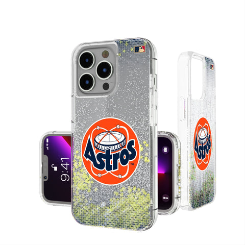 Houston Astros 1977-1993 - Cooperstown Collection Linen Glitter Phone Case